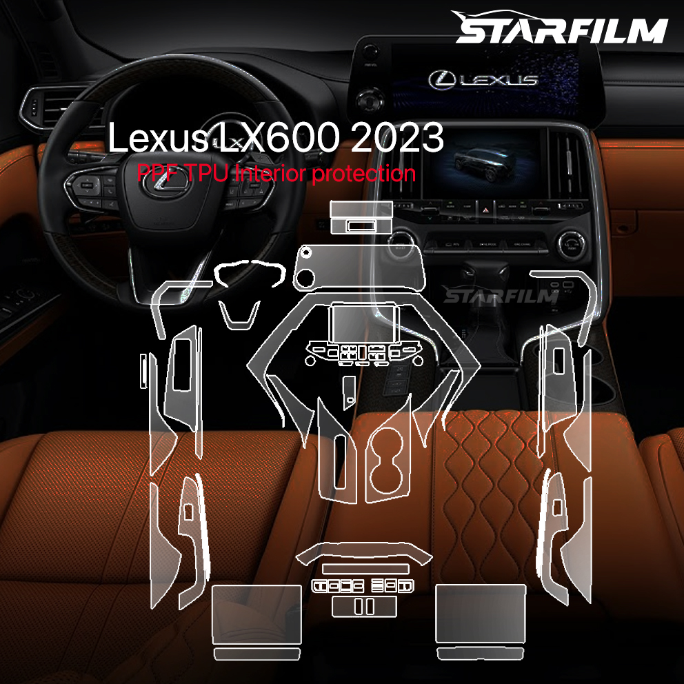 Lexus LX600 2023 PPF TPU nội thất chống xước tự hồi phục STARFILM